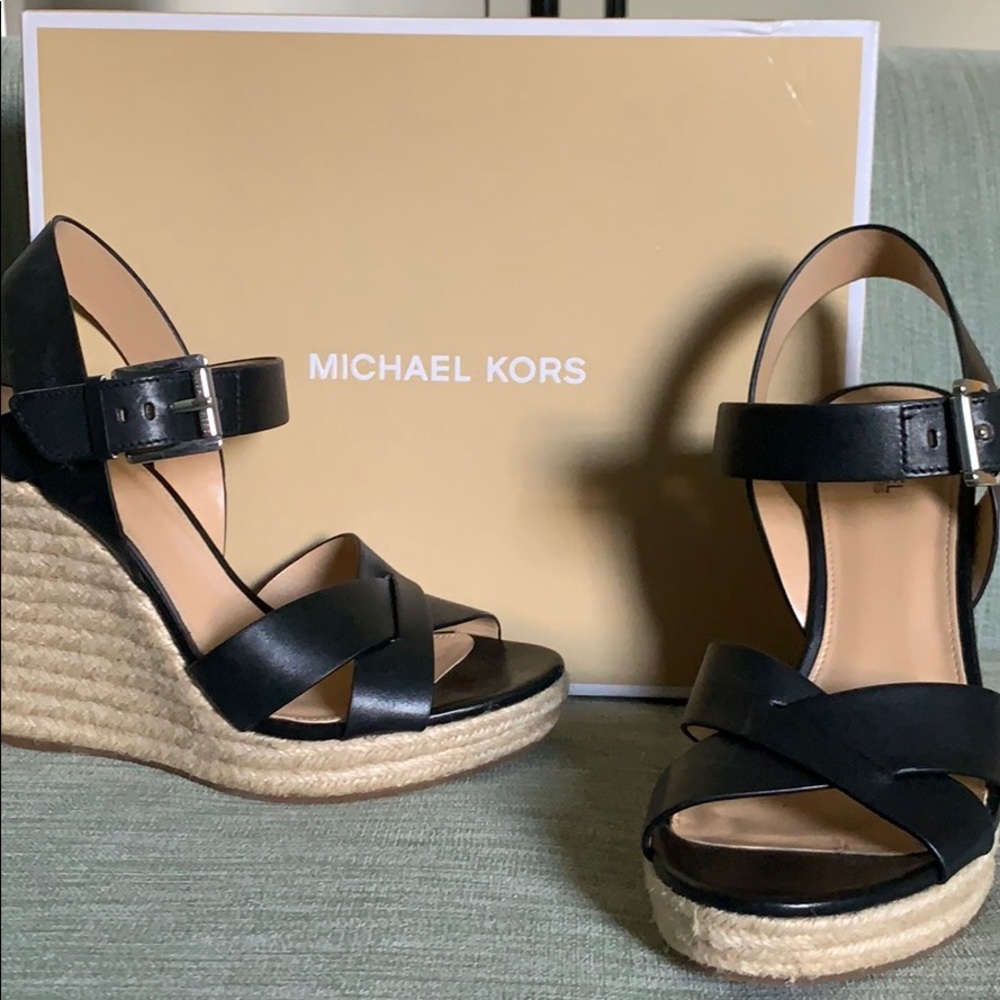 Michael Kors Black Voila Espadrille